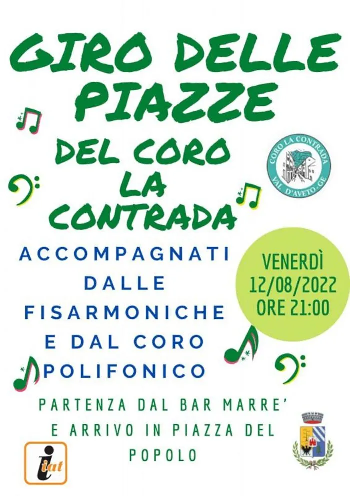 Giro delle piazze del coro La Contrada