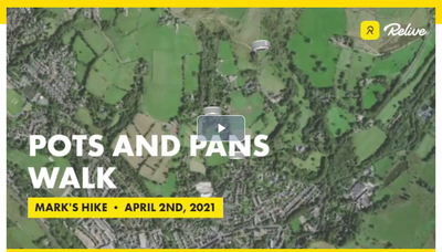 Walk to Pots and Pans from the Centre