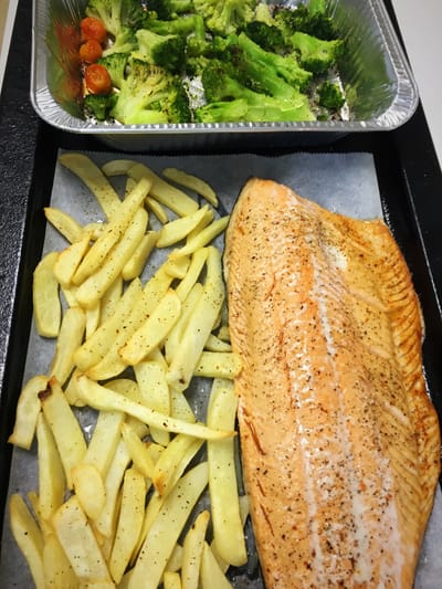 סלומון בתנור