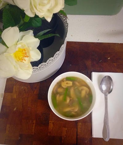 מרק פטריות ב-5 דקות.