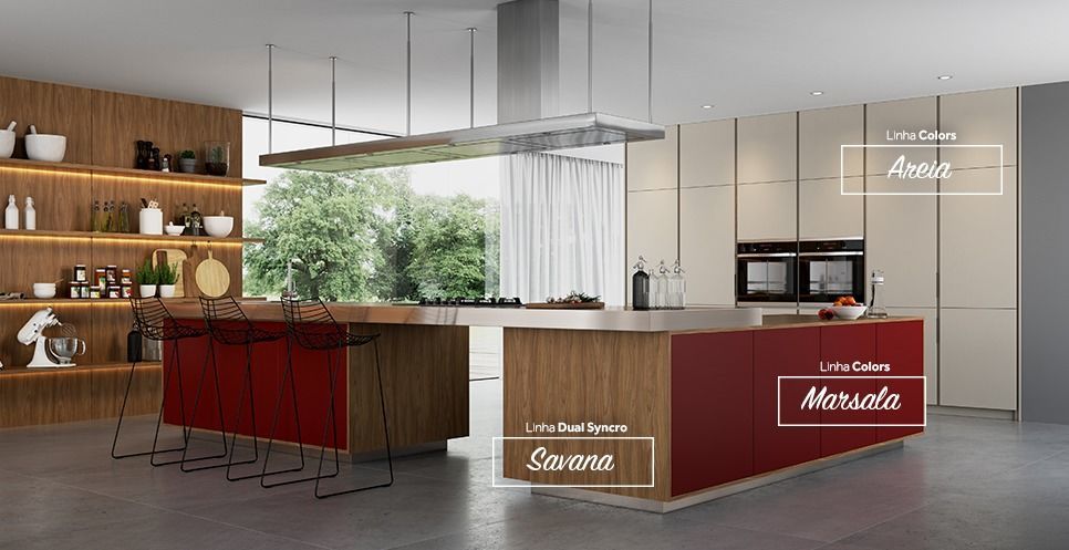 Decoração com Marsala com Savana