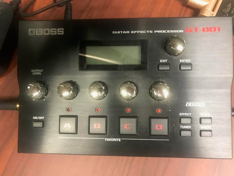 Boss GT-001 Guitar Effects Processor - WILLISTON GUITAR REPAIR BOSS GT-001 Guitar Effects Processor