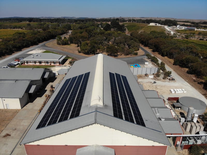 100kW Commercial Winery Installation