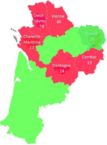 Contacter les UD pour les autres Départements