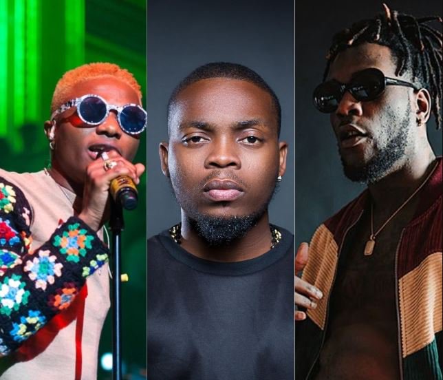 Between Wizkid, Burna Boy And Olamide, Which Of These Artistes Do You Listen To The Most Everyday?