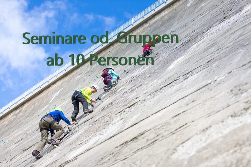 Seminare oder Gruppen ab 10 Personen