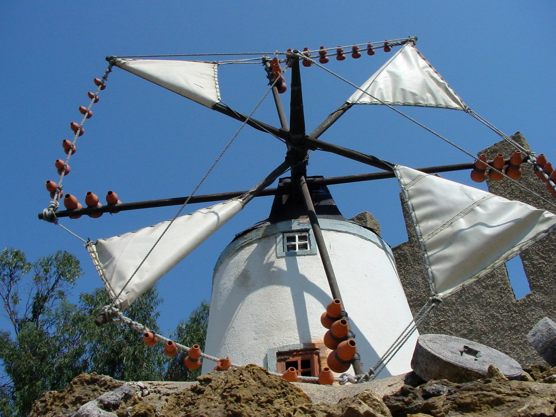 Natural source of electricity by using wind turbines