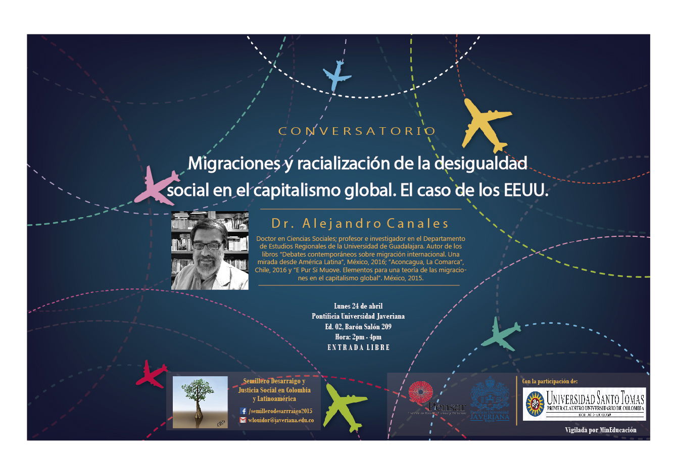 4to conversatorio "Migraciones y racialización de la desigualdad social en el capitalismo global. El caso de EEUU"