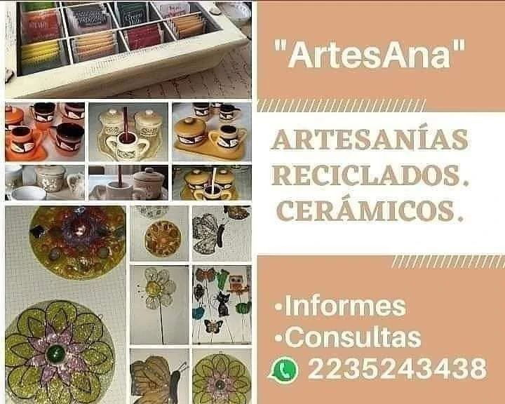 👉 "ArtesAna" -La mejor calidad, variedad en artesanias, reciclado y cerámicos!