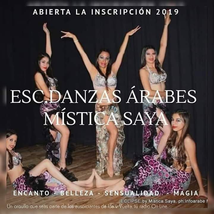 Inscripción 2019.Escuela de Danzas Árabes Mística Saya