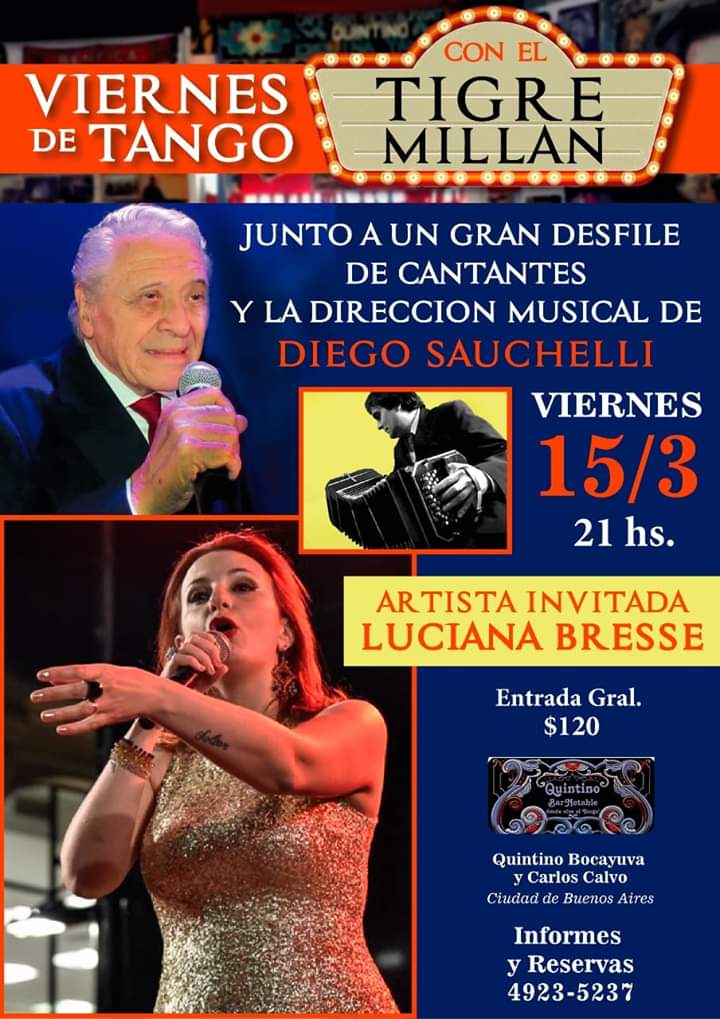 Viernes de Tango con el Tigre Millan