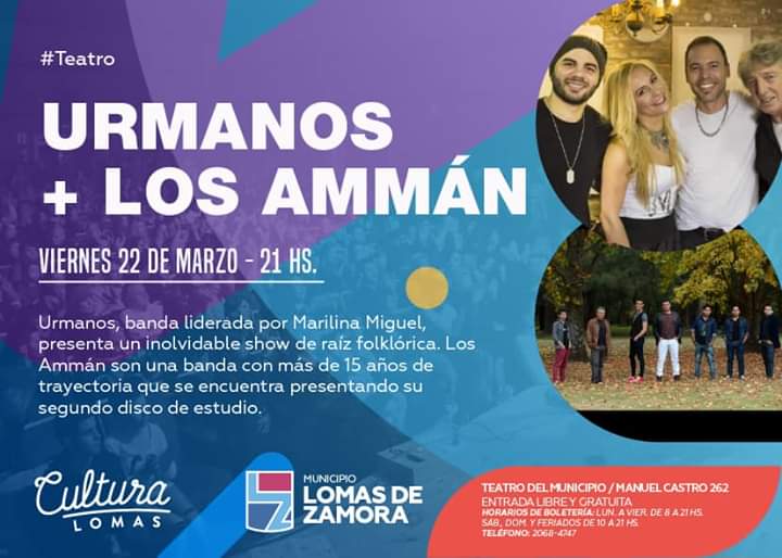 Urmanos & Los Ammán en Lomas de Zamora.