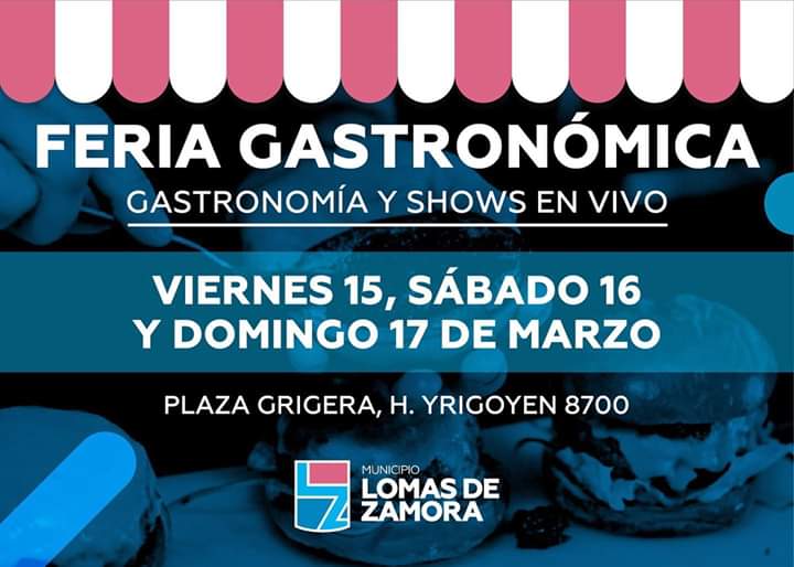 Feria Gastronómica en Lomas de Zamora.