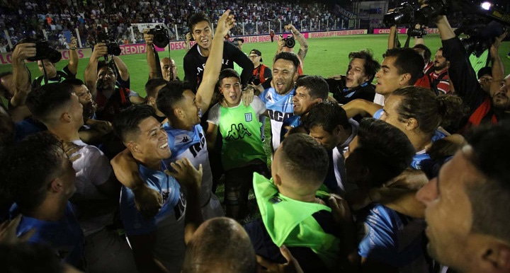 Racing es campeón de la Superliga.