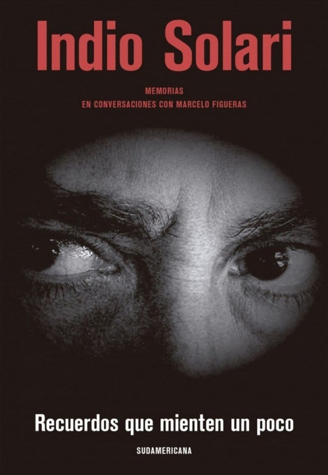 El Indio Solari presentó su autobiografía en la Feria del Libro.