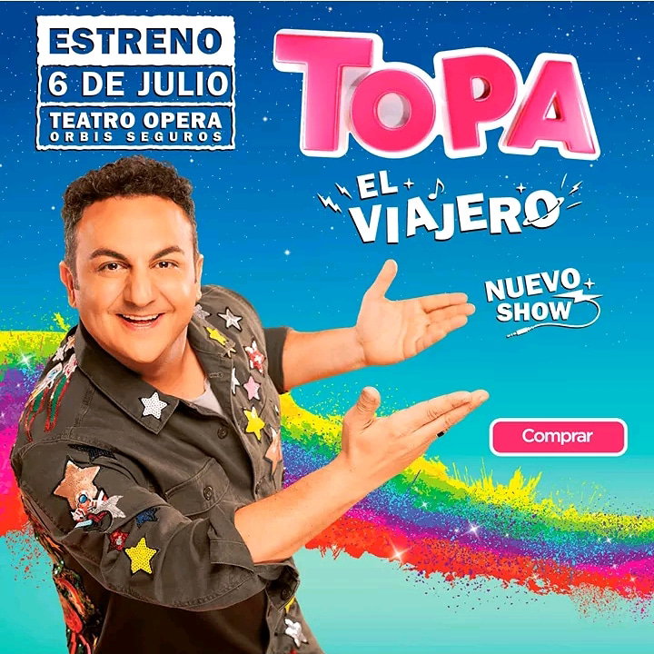 Topa presenta su nuevo show.