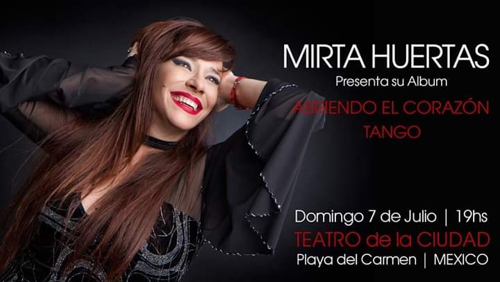 Muy feliz de presentar mi disco de Tango “Abriendo el corazón”.