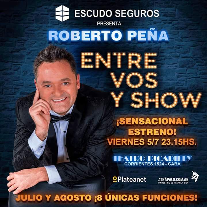 Entre vos y show, sensacional extreno.!!