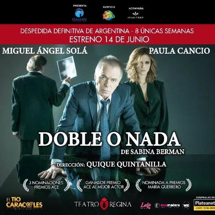#NoticiaRegina | Una joya teatral llegó para quedarse, Doble o Nada.!
