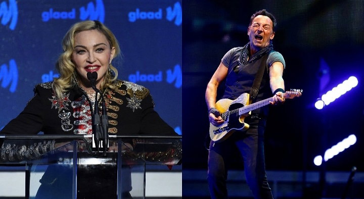 Madonna y Bruce Springsteen, en lo más alto de las listas de los Estados Unidos ¡Viejos, los trapos!