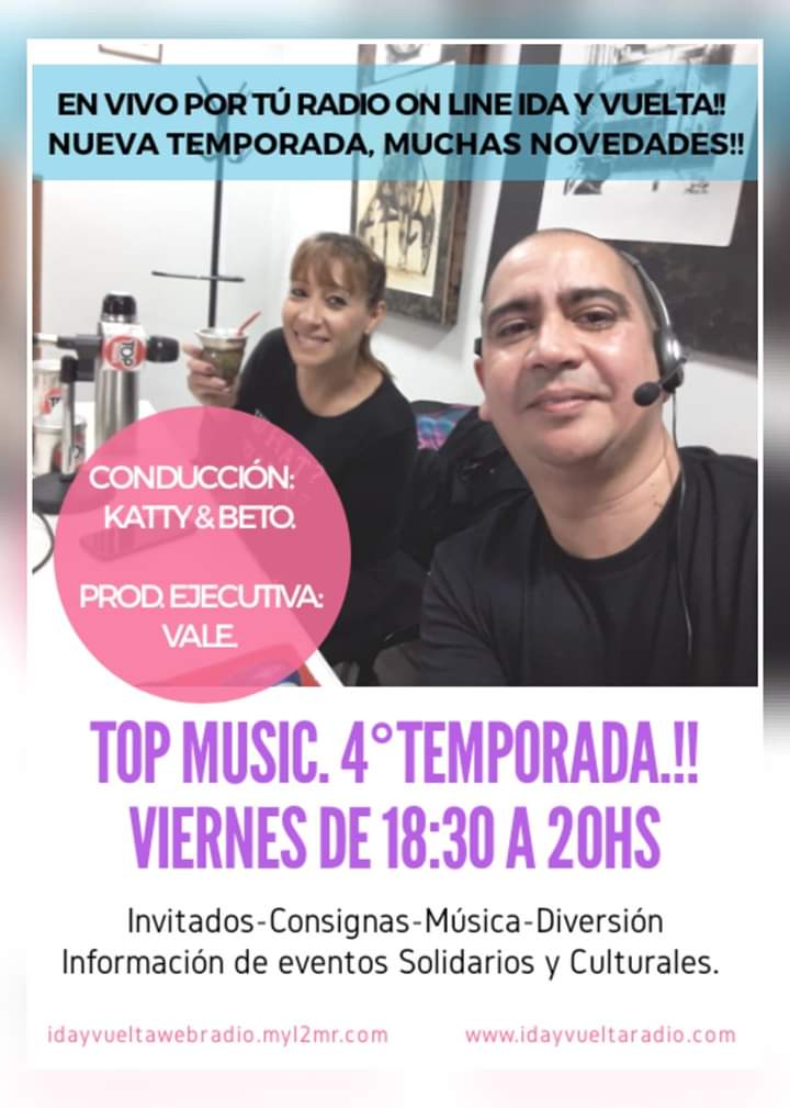Top Music. 4°Temporada. Conducción: Beto y Katty.