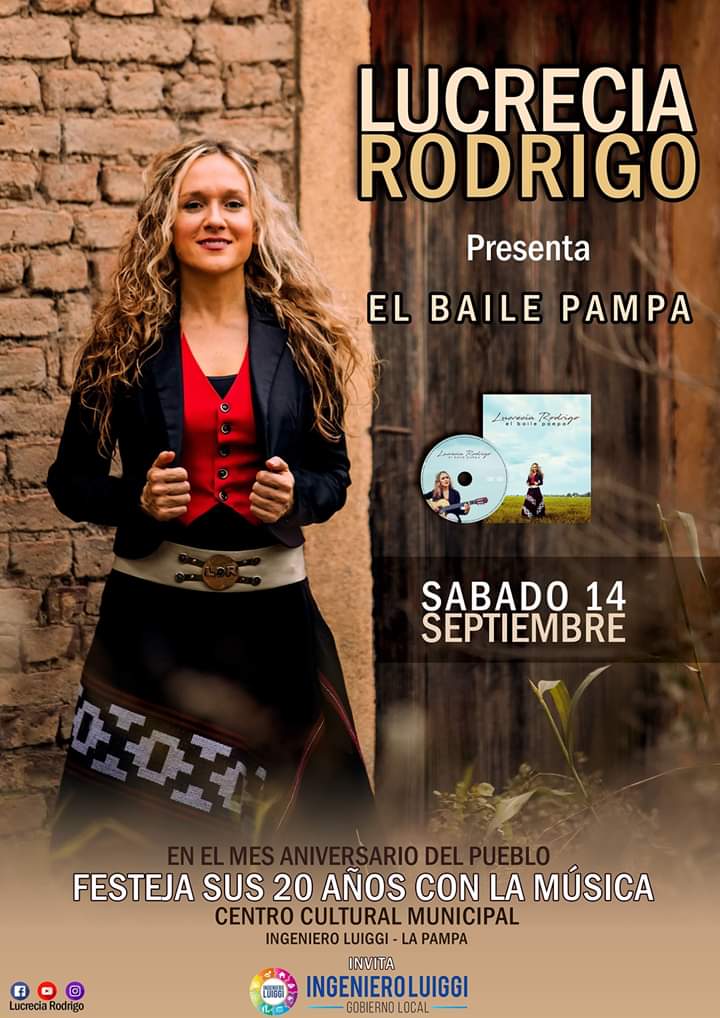 Tengo una linda noticia ..!! 14 SEPTIEMBRE   Vuelvo a mi pueblo Ing Luiggi ( La Pampa ).