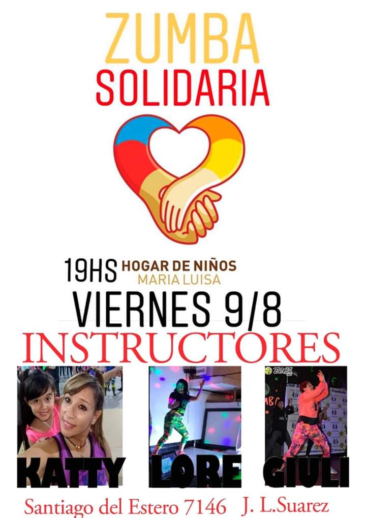 Master class de zumba solidaria....