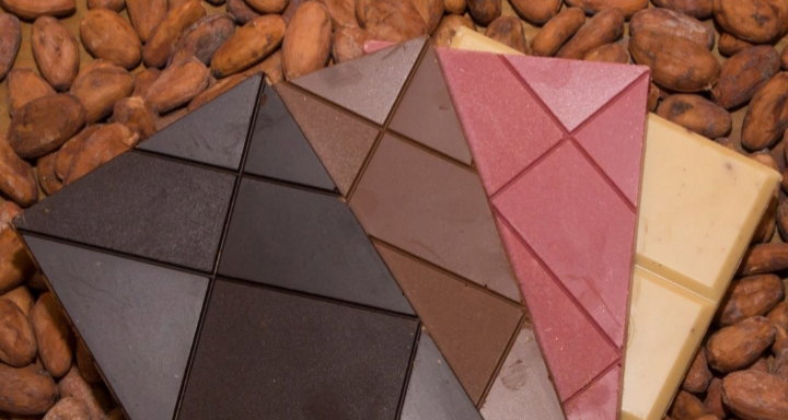 El chocolate llamado Ruby tiene un color rosado original, sin tinturas ni aromas agregados.