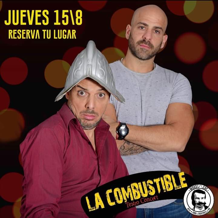 ¿Queres  llorar de risa este jueves 15/8? Entonces venite porque nuestros amigos de la combustible la van a romper y no vas a parar de reír.