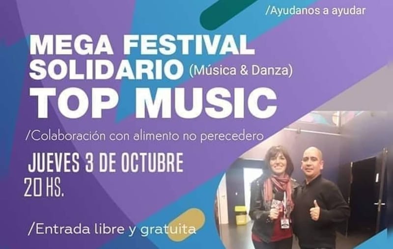 Llega el Mega Festival Solidario de música y danza, "Top Music".