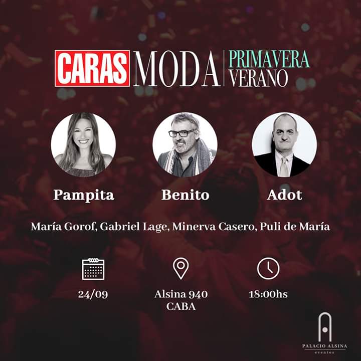 Desfile de Primavera/Verano Pampita Icono de la moda 2019.