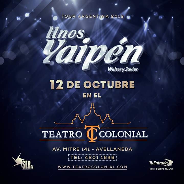 Avellaneda - Argentina se prepara para bailar y cantar con todos los éxitos de Hnos Yaipen.