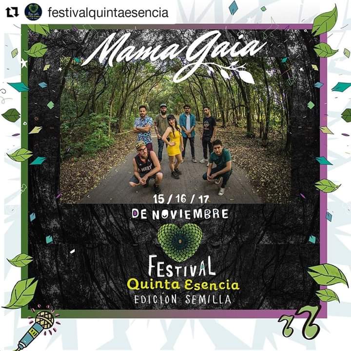 Mama Gaia Oficial es un proyecto musical de diez años de trayectoria.