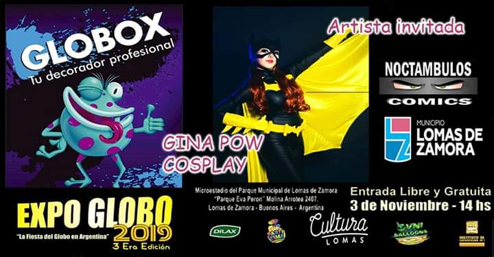 GINA POW, Cosplayer & cosmaker desde hace 5 años.