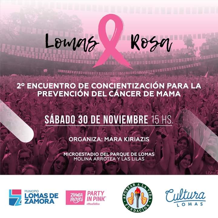 Con el fin de concientizar sobre la prevención del Cancer de Mama.