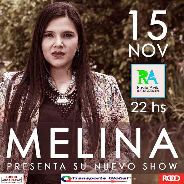 M E L I N A. Presenta el repertorio de su nuevo Disco!
