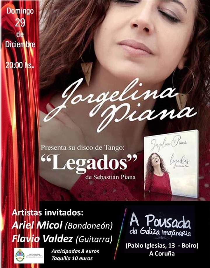 Último concierto del año de mi Cd  "Legados de Sebastián Piana".