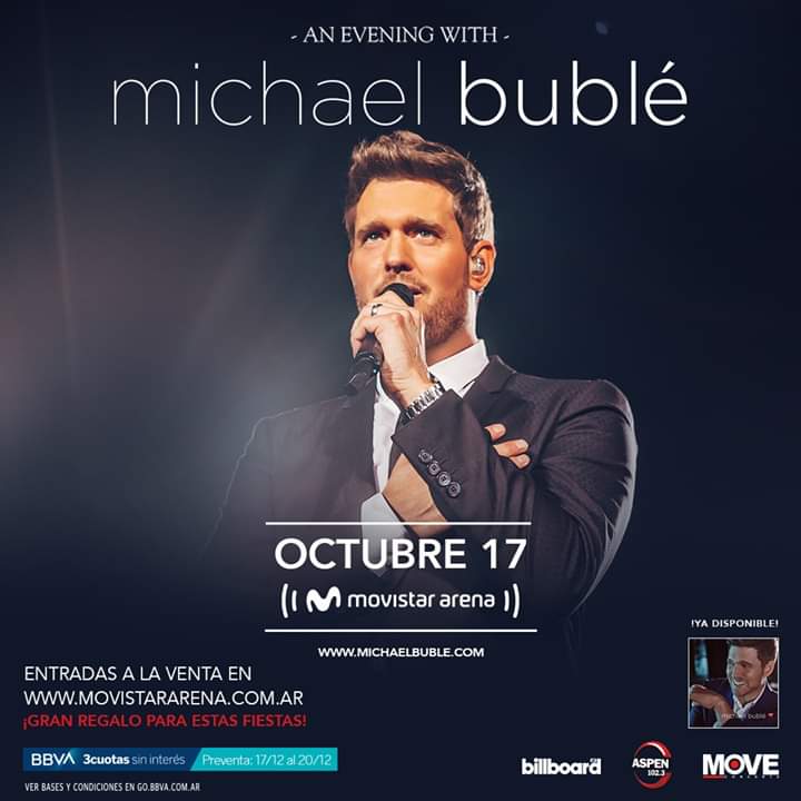 ¡Michael Bublé regresa a Argentina!