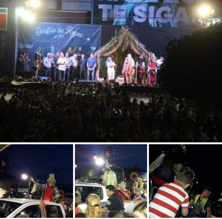 Así compartimos juntos el 89° Tradicional Desfile de Reyes Magos.