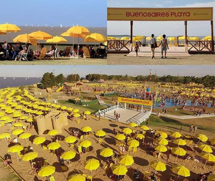 Buenos Aires Playa 2020. Desde el viernes 10 de enero.