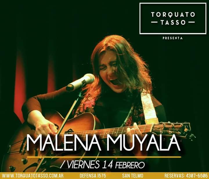 Malena Muyala en verano en el Tasso.