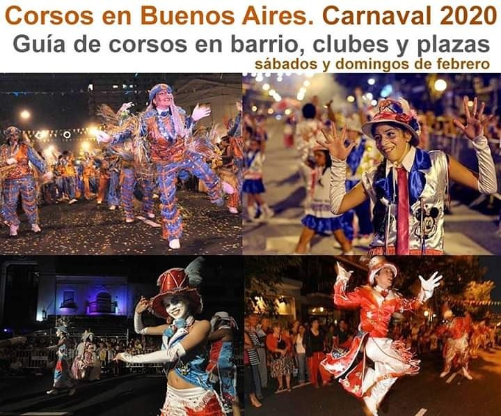 Corsos en Buenos Aires. Sábados y domingos de febrero.