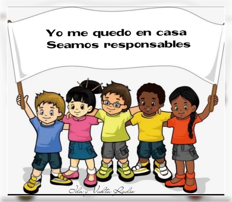 Un aplauso también para todos los niños que estan aguantando esta situación como campeones en casa.