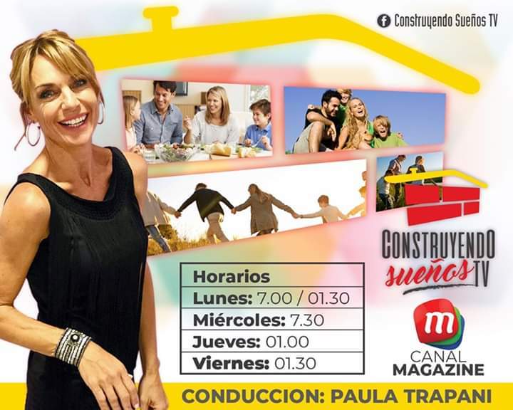 Paula Trapani conduce, Construyendo Sueños.