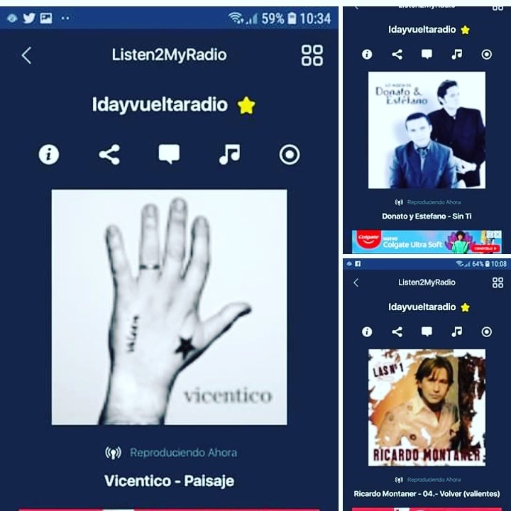 Juntos disfrutamos buena música y buena compañía.!! Ahora en vivo hasta las 12hs.