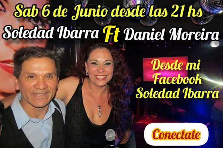 Mañana 20 hs conectate a la Pagina de La Mega Sonora  y a mi Facebook Soledad Ibarra desde las 21 hs.