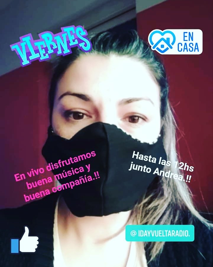 Disfrutamos de 9 a 12hs la mejor música Pop,  junto a Andrea🎙 y un excelente equipo de Producción. Sumate.!!