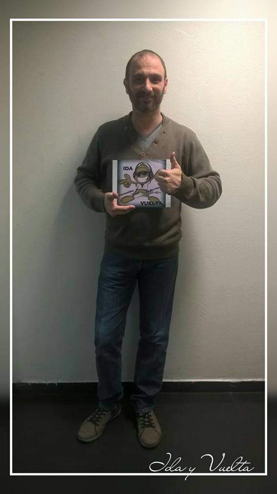 Buenos momentos!! Un grande que se suma a la magia de la Ida y Vuelta!!