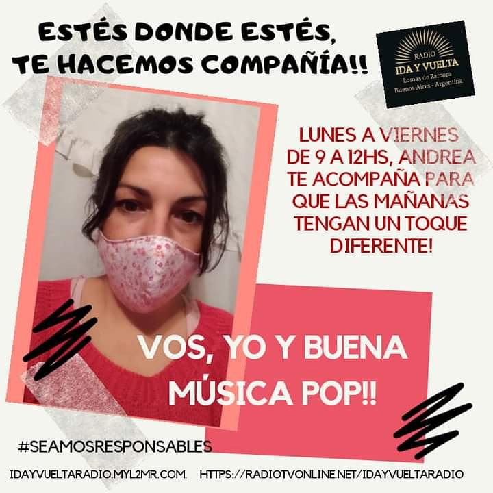 Agosto nueva programación!! "Vos, yo y buena música Pop".