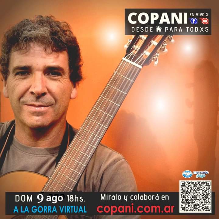 Recital on line, Facebook & YouTube. Ignacio Copani!